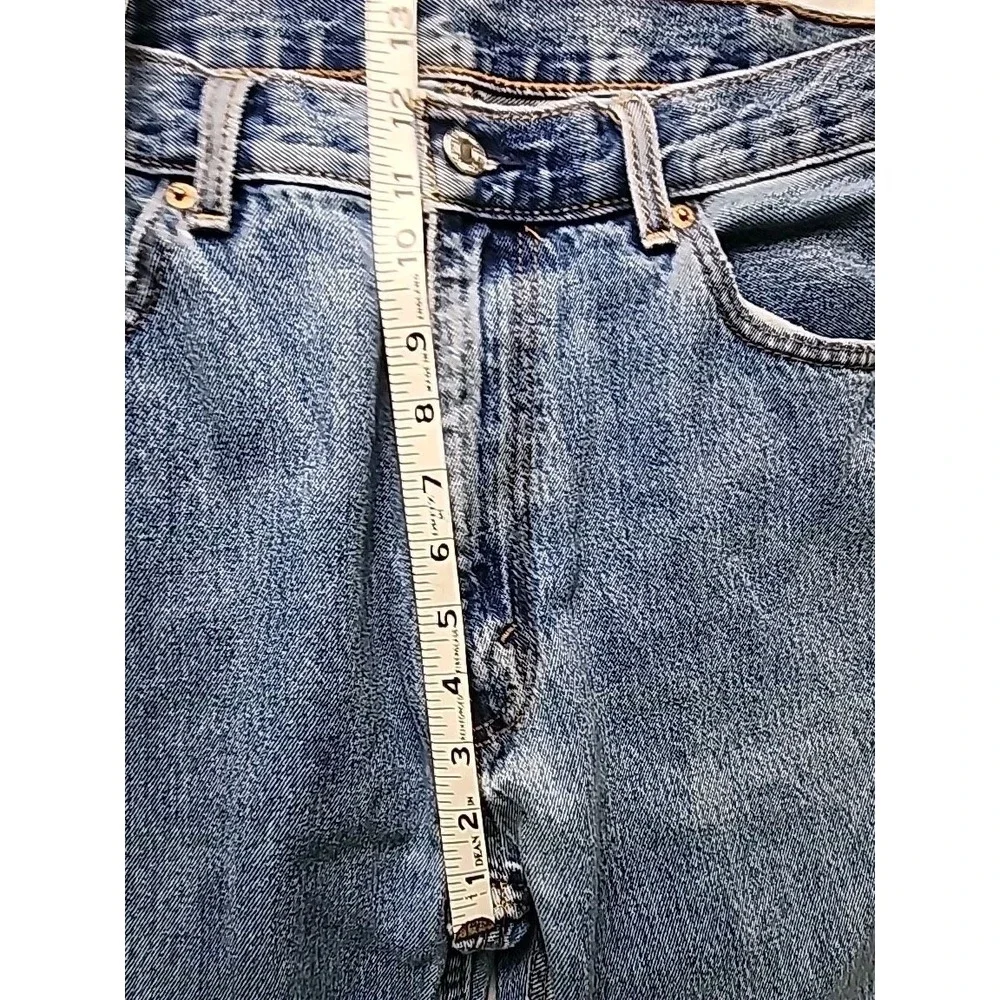Levi's 505 Jeans Mens 38x32 Straight Leg Regular Fit Medium Wash Western Classic